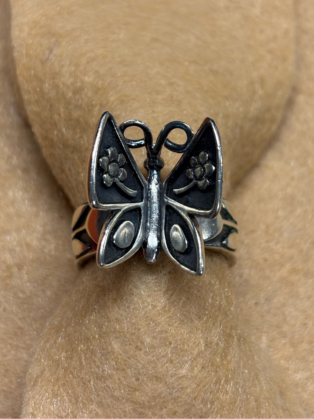 James Avery Mariposa Silver Butterfly Ring